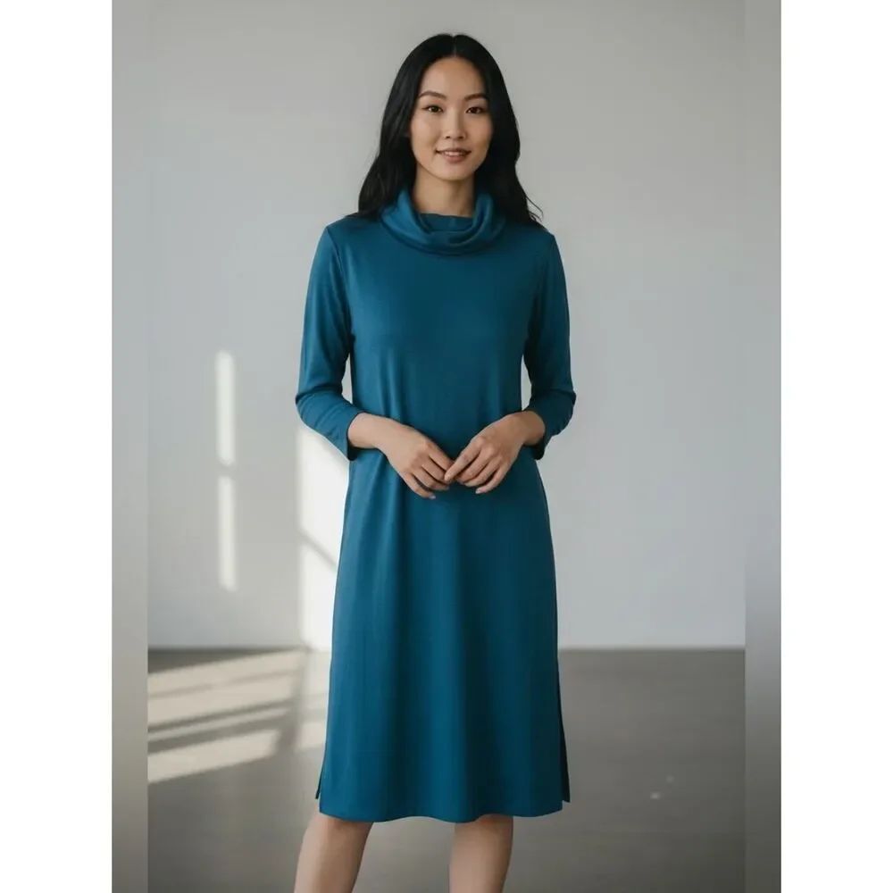 VLD Twilight Cowl Neck Tunic Dress Size Small